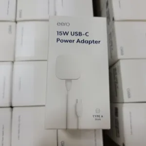Amazon eero 15W USB-C Power Adapter for eero, eero 6, eero 6+, eero PoE 6, and eero 7