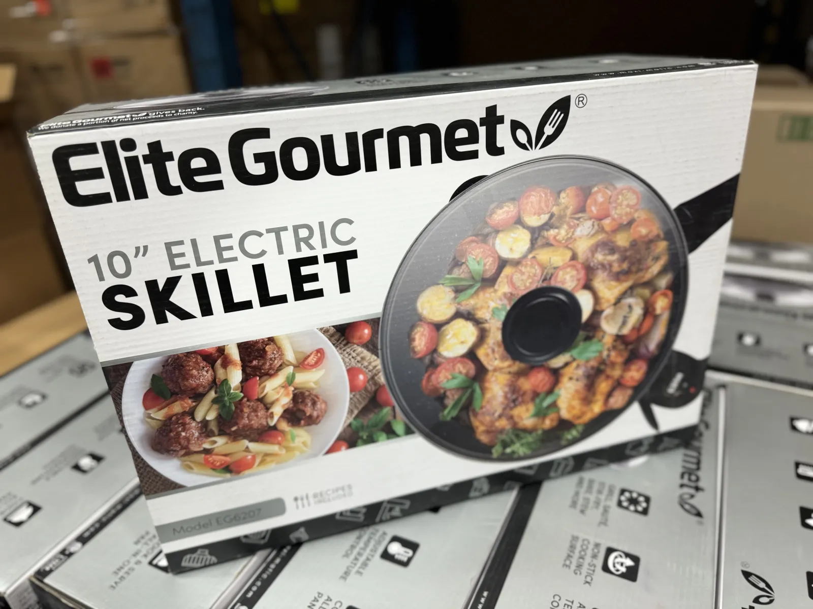 Electric Griddle Elite Gourmet EG6207 PFOA-Free 10.5-inch