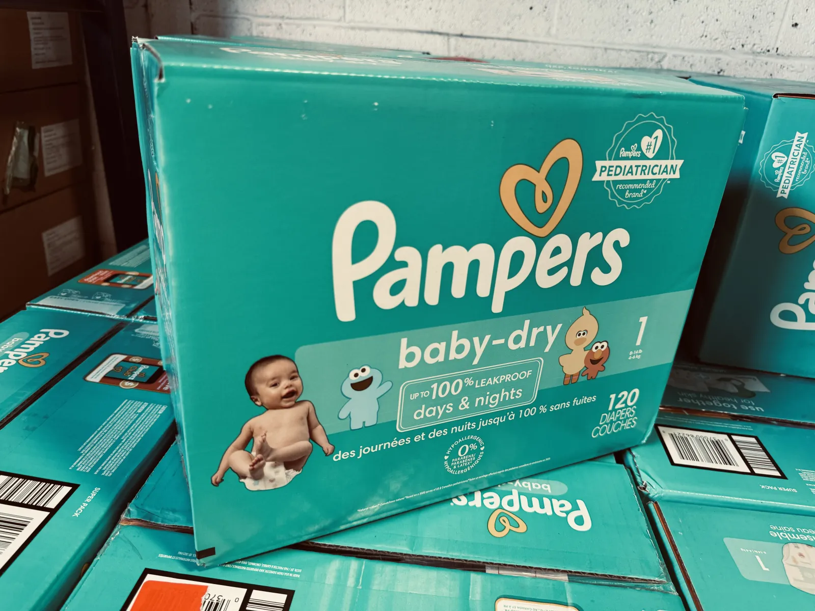 Pampers Pampers Baby-Dry Diapers Size 1 120 Count, 120 | B2B