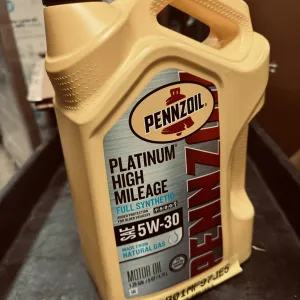 Pennzoil Platinum High Mileage Full Synthetic 5W-30 Motor Oi