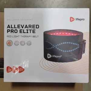 Lifepro Red Light Therapy Belt - Near Infrared Light Therapy for Pain Relief - Red Light Therapy for Body - Muscle Pain Relief, Inflammation Relief - Red Light Belt for Elbow Joint, Back Pain Therapy