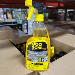 Goo Gone Automotive Cleaner - 24 Ounce - Bumper Stickers, Gum, Bird Droppings, Tree Sap, Spray Paint, Brake Dust and Asphalt